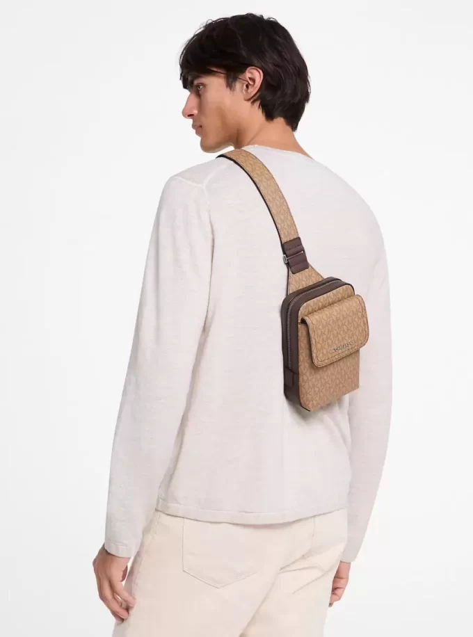Bag přes rameno s logem Hudson Signature