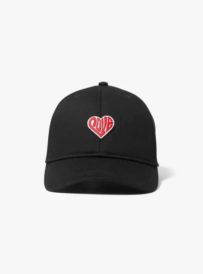 Baseballová čepice Watch Hunger Stop LOVE z organické bavlny Baseballová čepice Watch Hunger Stop LOVE z organické bavlny