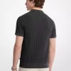 Bavlněné pletené polo tričko na zip Bavlněné pletené polo tričko na zip
