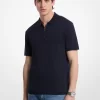 Bavlněné polo tričko na zip Bavlněné polo tričko na zip