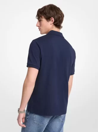 Bavlněné polo tričko na zip