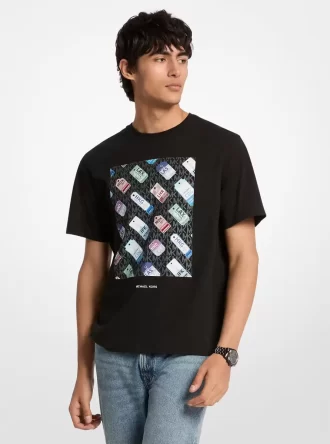 Bavlněné tričko s grafickým logem
