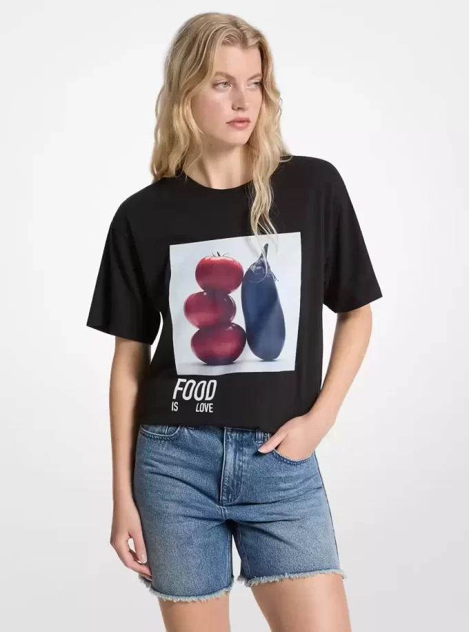 Bavlněné tričko Watch Hunger Stop