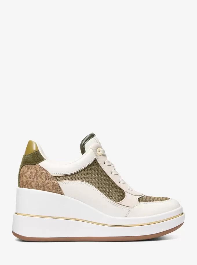 Boty Emmy Mixed-Media Wedge Boty Emmy Mixed-Media Wedge