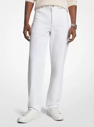 Džíny Finn Straight-Leg Stretch Denim