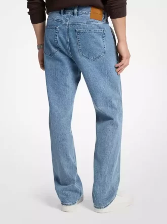 Džíny Finn Straight-Leg Stretch Denim