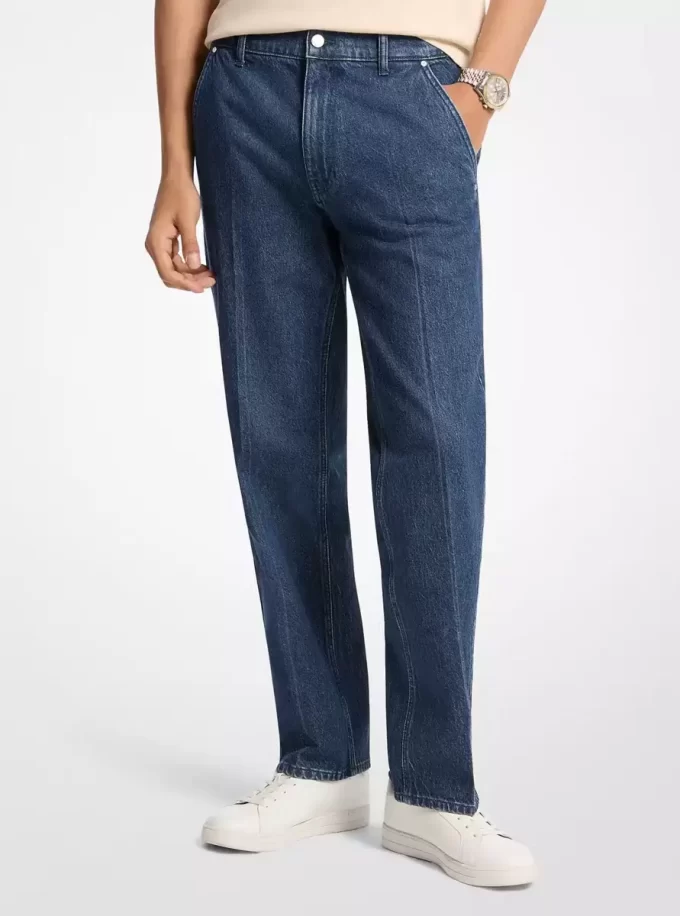 Džíny Finn Straight-Střih Stretch Denim Džíny Finn Straight-Střih Stretch Denim