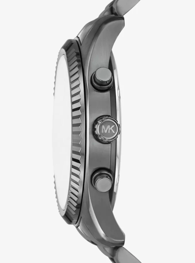 Dárková sada velkých hodinek a náramku Lexington Gunmetal Dárková sada velkých hodinek a náramku Lexington Gunmetal