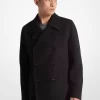 Dvouřadý kabát s peacoatem