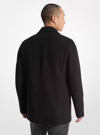 Dvouřadý kabát s peacoatem