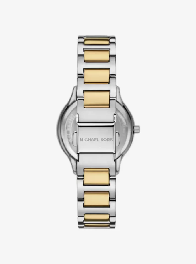 Dvoubarevné hodinky Mini Sage Pavé
