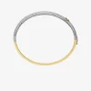 Dvoubarevný kopulovitý náramek Pavé Dvoubarevný kopulovitý náramek Pavé