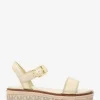 Espadrilkové sandály Richie na kovové platformě