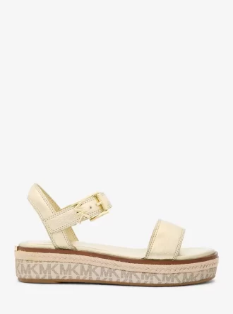 Espadrilkové sandály Richie na kovové platformě