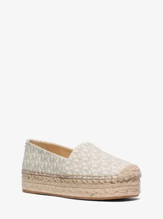 Espadrilky na platformě s logem Lynn Signature