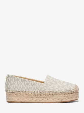 Espadrilky na platformě s logem Lynn Signature