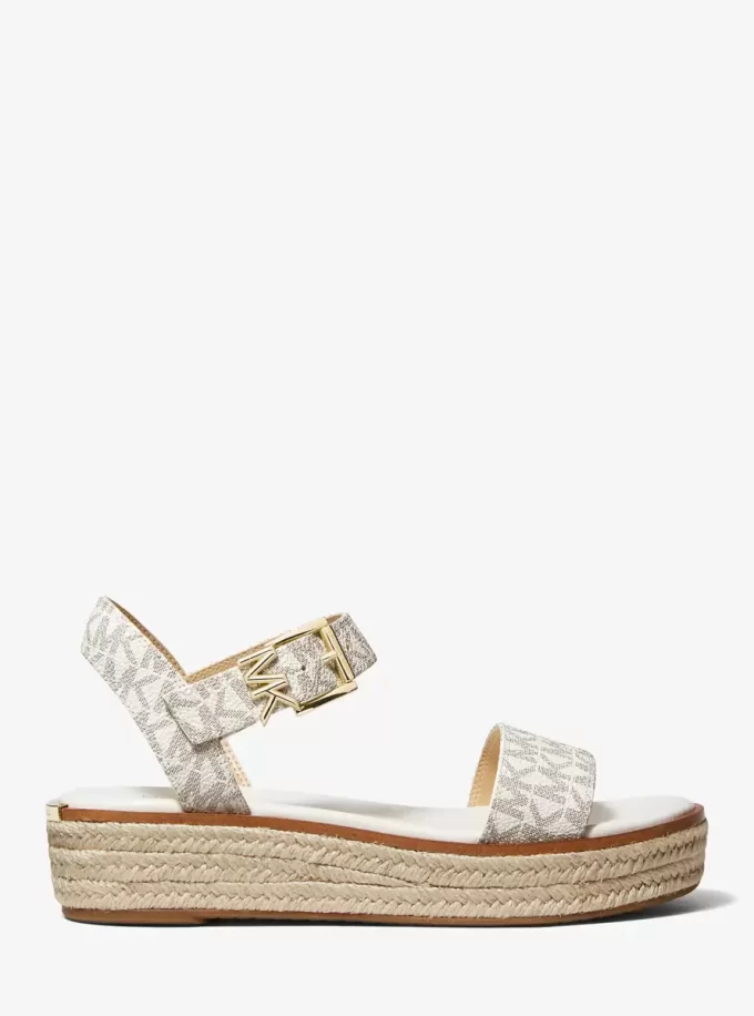 Espadrilky na platformě s logem Richie Signature