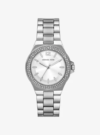 Hodinky Lennox Pavé ve stříbrné barvě