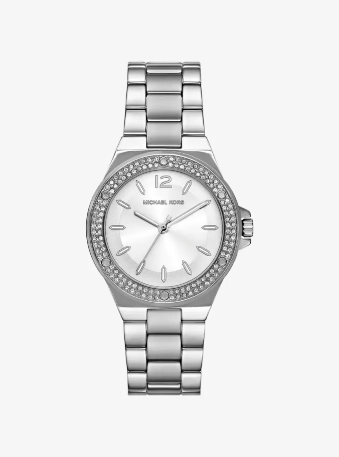 Hodinky Lennox Pavé ve stříbrné barvě