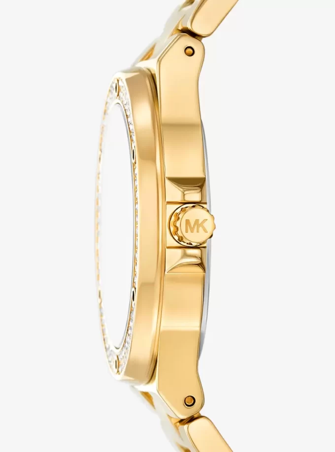 Hodinky Lennox Pavé ve zlaté barvě Hodinky Lennox Pavé ve zlaté barvě