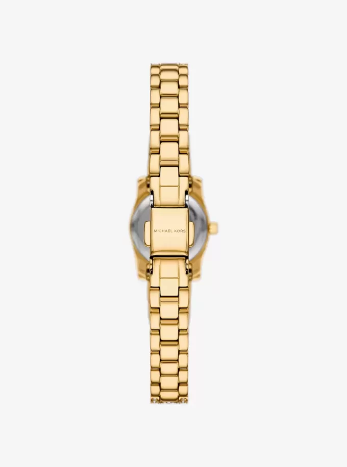 Hodinky Micro Lexington Pavé ve zlaté barvě Hodinky Micro Lexington Pavé ve zlaté barvě