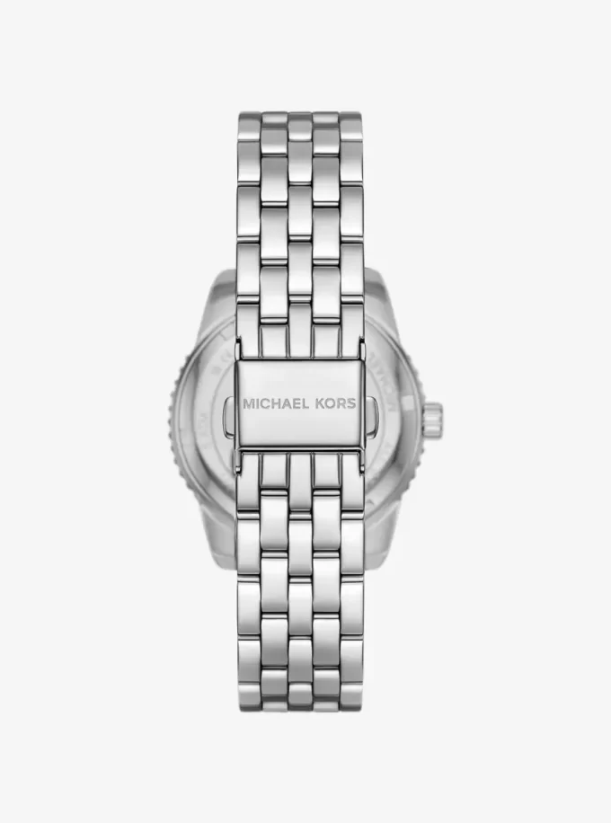 Hodinky Mini Bryant Pavé ve stříbrné barvě Hodinky Mini Bryant Pavé ve stříbrné barvě