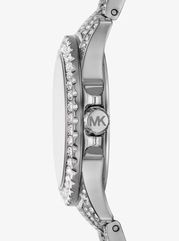 Hodinky Mini Everest Pavé ve stříbrné barvě