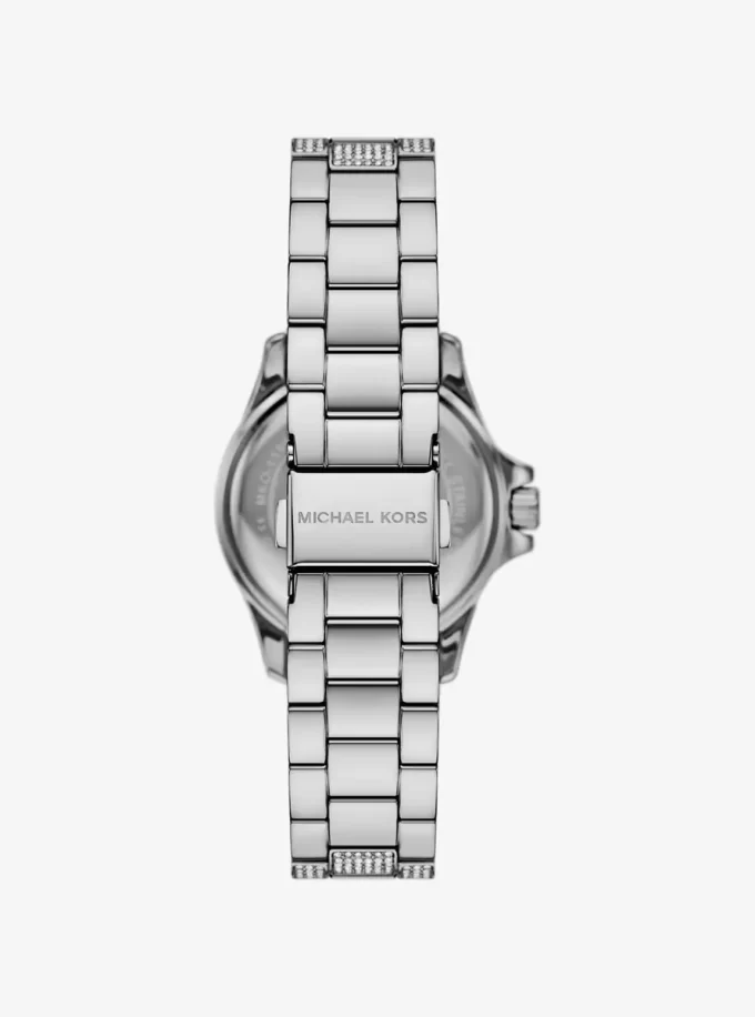 Hodinky Mini Everest Pavé ve stříbrné barvě
