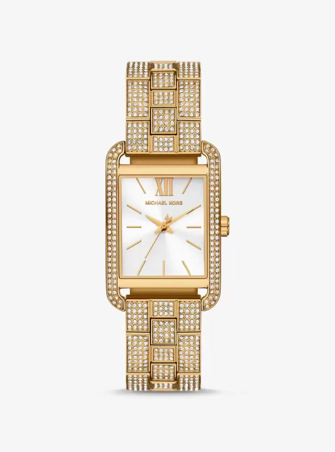 Hodinky Monroe Pavé ve zlaté barvě Hodinky Monroe Pavé ve zlaté barvě