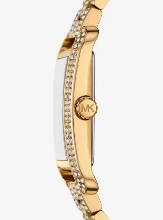 Hodinky Monroe Pavé ve zlaté barvě