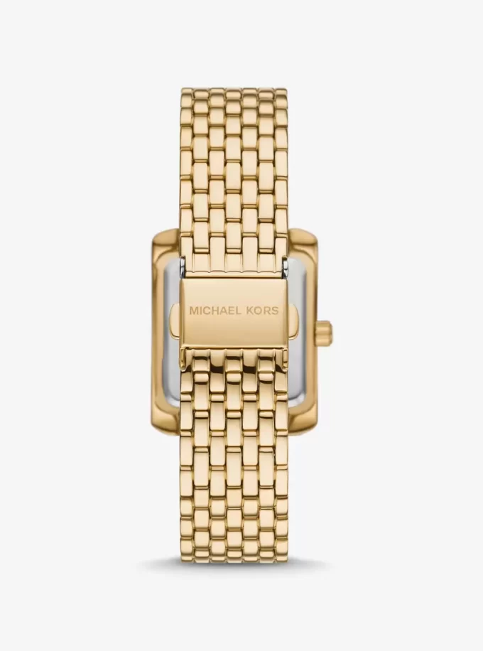 Hodinky Petite Emery Pavé ve zlaté barvě Hodinky Petite Emery Pavé ve zlaté barvě