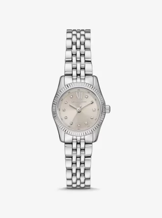 Hodinky Petite Lexington Pavé Silver-Tone