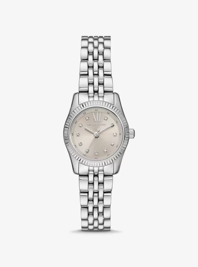 Hodinky Petite Lexington Pavé Silver-Tone Hodinky Petite Lexington Pavé Silver-Tone