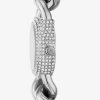 Hodinky Petite Pavé Silver-Tone Chain-Link Hodinky Petite Pavé Silver-Tone Chain-Link