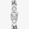 Hodinky Petite Pavé Silver-Tone Chain-Link Hodinky Petite Pavé Silver-Tone Chain-Link