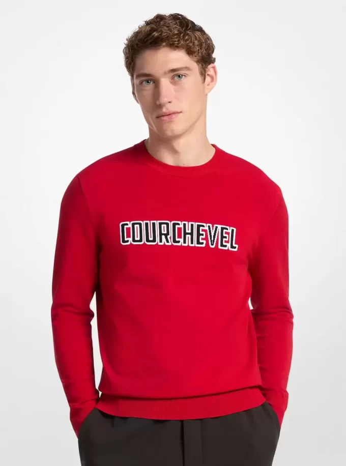 Intarzní svetr Courchevel