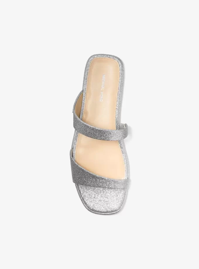 Jaida Glitter zdobené kožené sandály Jaida Glitter zdobené kožené sandály