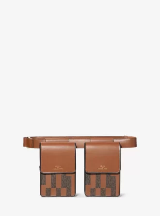 Kabelka ASHYA X MICHAEL KORS Saga Signature a kůže Multi