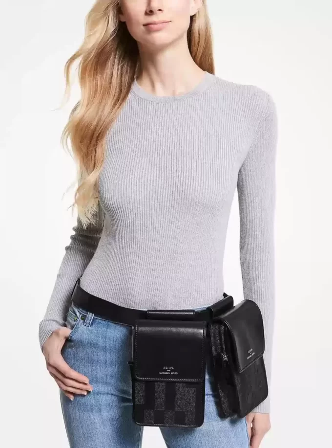 Kabelka ASHYA X MICHAEL KORS Saga Signature a kůže Multi Kabelka ASHYA X MICHAEL KORS Saga Signature a kůže Multi