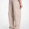 Kalhoty z bavlněného popelínu na zip Kalhoty z bavlněného popelínu na zip