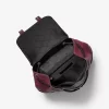 Kožený batoh Colby Medium Logo Embossed s leštěnou povrchovou úpravou Kožený batoh Colby Medium Logo Embossed s leštěnou povrchovou úpravou