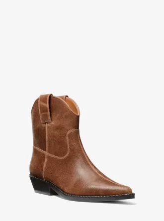 Kožená bota Noemie Distressed