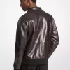 Kožená bunda Harrington z opotřebované kůže Kožená bunda Harrington z opotřebované kůže