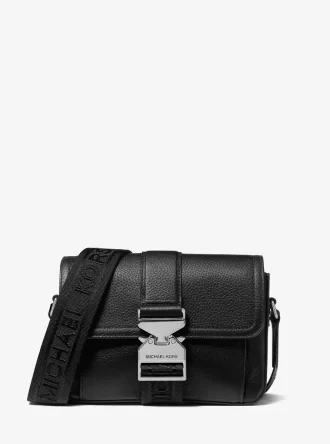 Kožená crossbody kabelka Hudson Pebbled