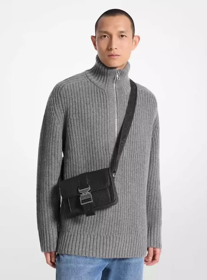 Kožená crossbody kabelka Hudson Pebbled Kožená crossbody kabelka Hudson Pebbled