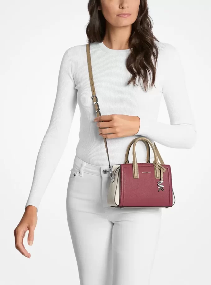 Kožená crossbody kabelka Laila Extra-Small Color Block Kožená crossbody kabelka Laila Extra-Small Color Block