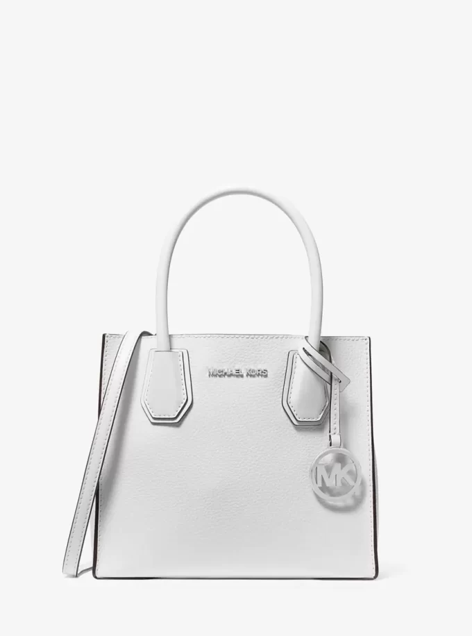 Kožená crossbody kabelka Mercer střední velikosti s kamínky Kožená crossbody kabelka Mercer střední velikosti s kamínky