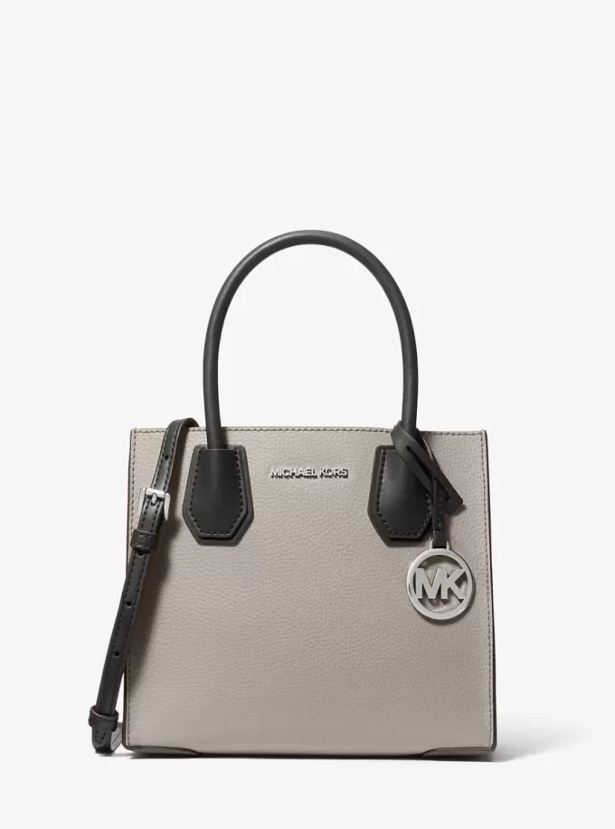 Kožená crossbody kabelka Mercer střední velikosti s kamínky Kožená crossbody kabelka Mercer střední velikosti s kamínky