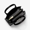 Kožená crossbody kabelka Mercer střední velikosti s kamínky Kožená crossbody kabelka Mercer střední velikosti s kamínky