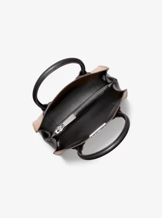 Kožená crossbody kabelka Mercer střední velikosti s kamínky